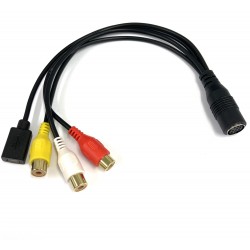 RAD2X to composite video cable adapter